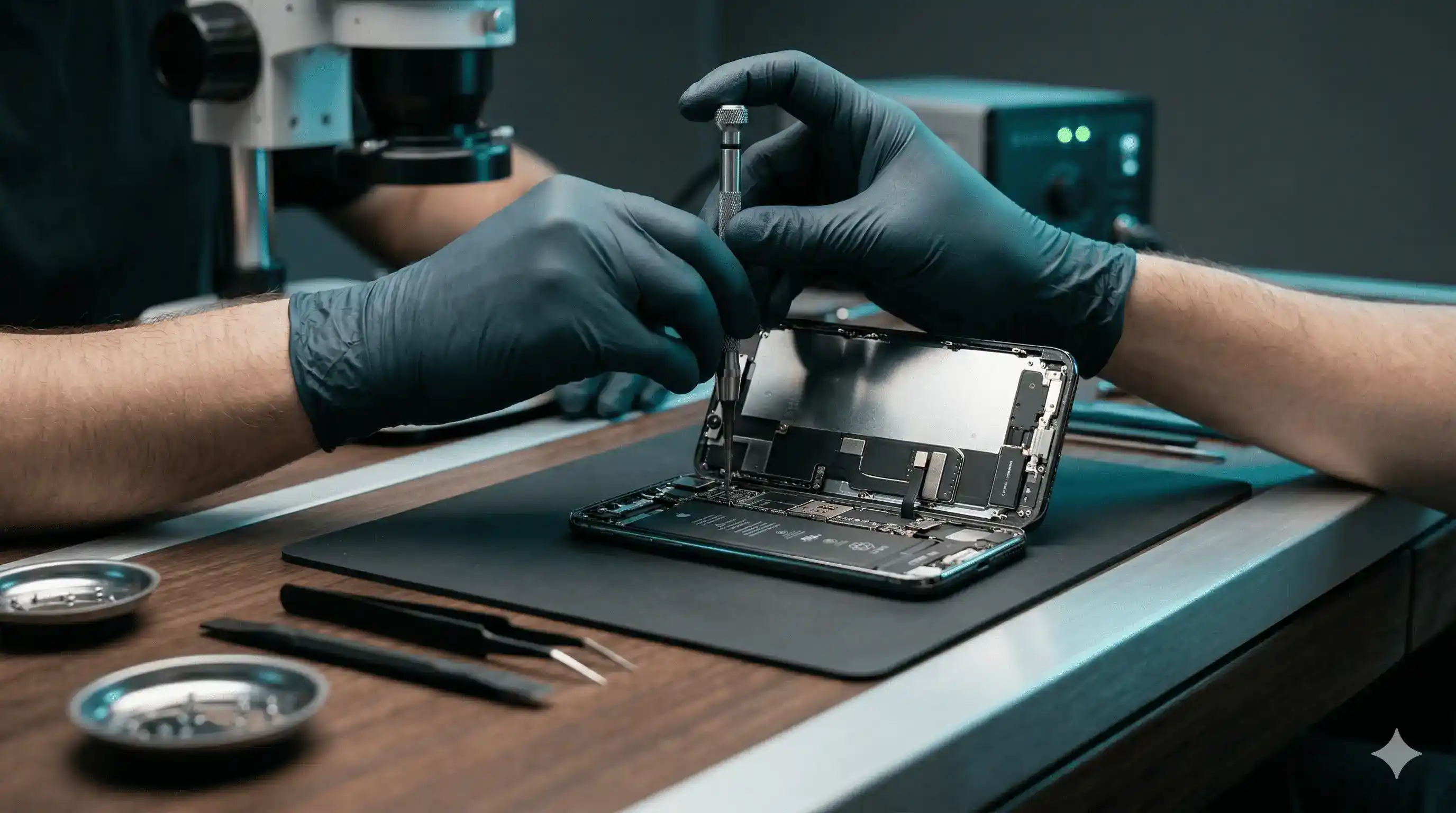 Detalle técnico de reparación en Grupo GB