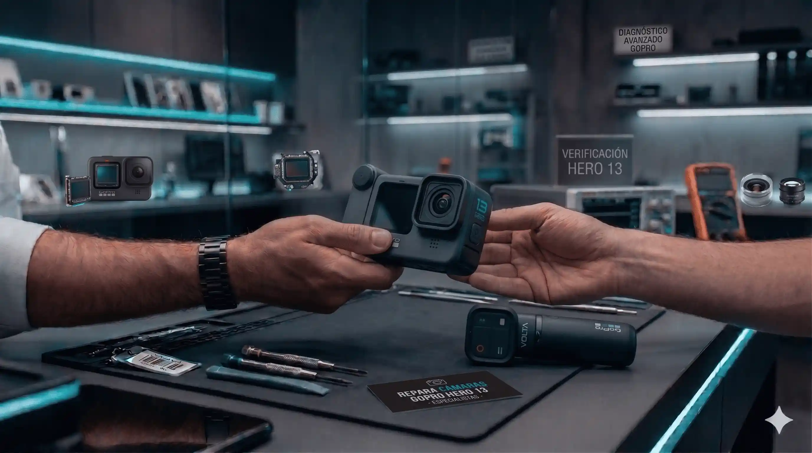 Entrega de GoPro reparado en Grupo GB