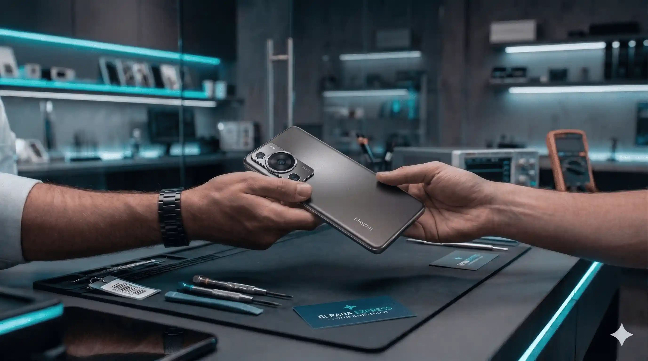 Entrega de Huawei reparado en Grupo GB