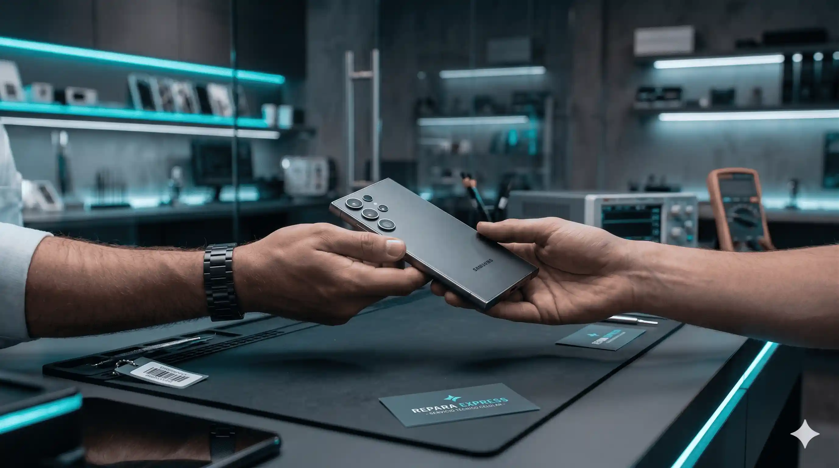 Entrega de Samsung reparado en Grupo GB