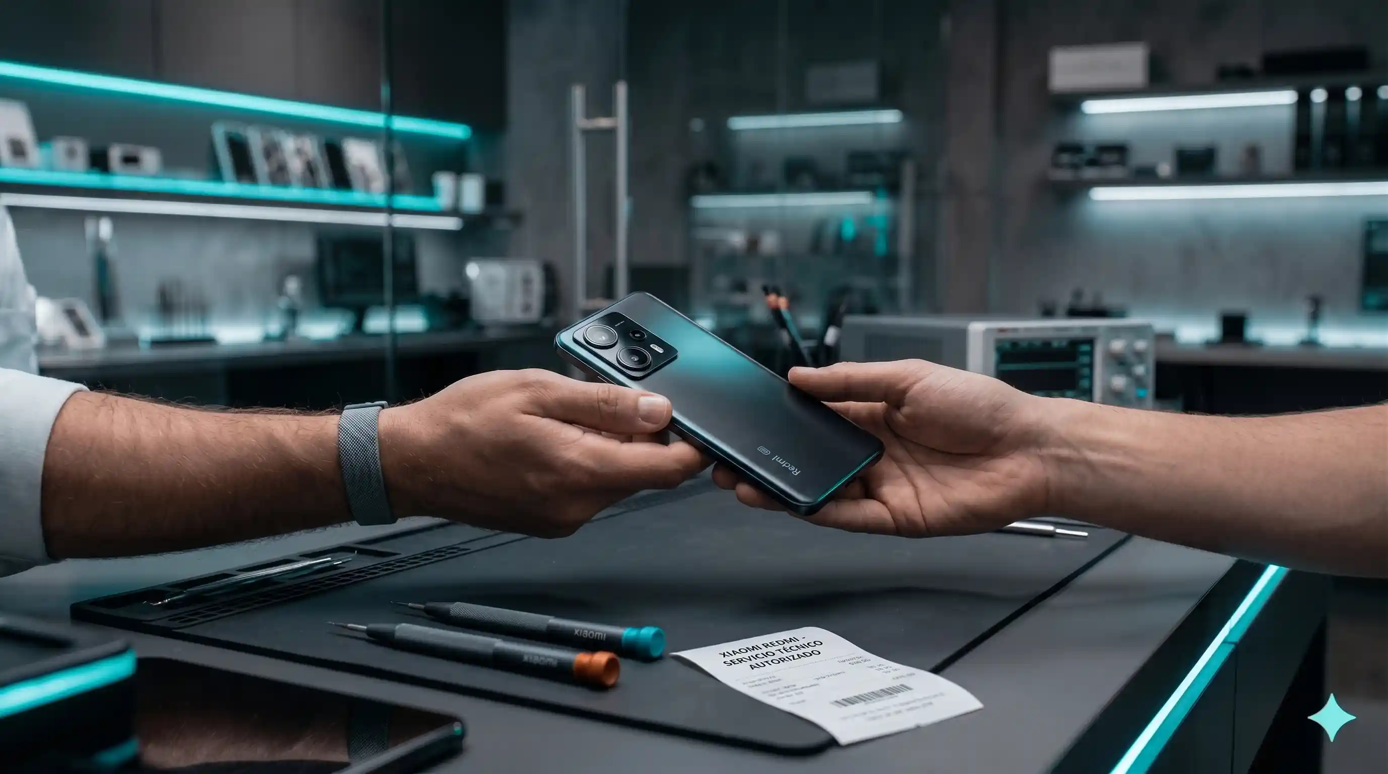 Entrega de Xiaomi reparado en Grupo GB